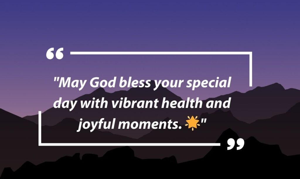 Wishing you God's blessings of joy and success.